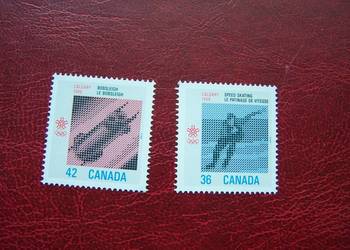 Kanada 1987 MNH Mi. 1031/32 Sport Olimpiada Calgary 88 Kanada 1987 MNH Mi. 1031/32 Sport Olimpiada Calgary 88