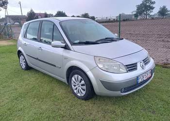 Renault Scenic II 2006r 1,6 + GAZ Klimatronik OK Skóry Sensor 4 el.szyby
