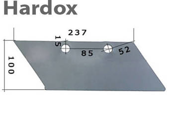 Lemiesz przedpłużka HARDOX 135601 części do pługa VOGEL NOOT
