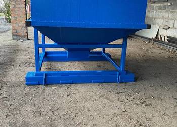 Kosz zasypowy, paczkarka, Bufor przyjęciowy do big bag 3m3 GWARANCJA