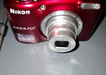 Nikon Coolpix L27 16.1MP 5x Zoom | Stan Bardzo Dobry | Czerwony Vintage