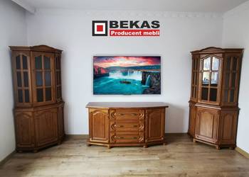 Zestaw do Salonu Komoda 160` + Dwie Witryny Narożne Bekas Producent Mebl