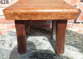 Kwietnik dębowy drewniany Stojak na kwiatek Stolik (628)