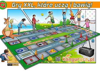 ZNAKI DROGOWE wielka gra XXL BEZPIECZNI NA DRODZE - gra dla dzieci KangurGr