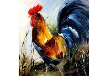 Kowalik - Kogut VII - 30x40cm Obraz Olejny
