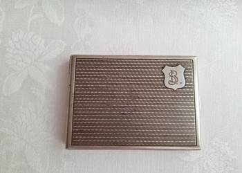 papierośnica srebrna stara