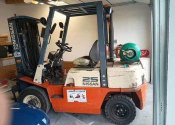 Wózek widłowy NISSAN 25 FJ02A25U 2,5 tony  GAZ