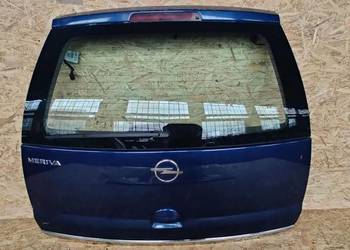 TYLNA KLAPA TYŁ POKRYWA GABAŻNIKA TYŁ SZYBA OPEL MERIVA A GRANATOWA