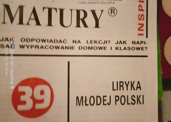 Lektury szkolne do matury Liryka Młodej Polski unikat okazy