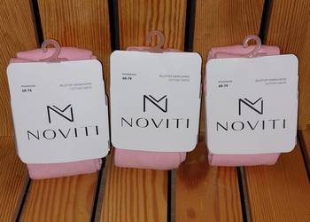 Rajstopy bawełniane ( różowe) - rozmiar 80/86