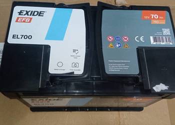Akumulator Exide EFB 70Ah 760A