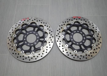 Dwie Tarcze Hamulca Przód Komplet 4mm Grubości Hyosung GT 650 R 04-12r