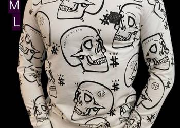 Bluza z czaszkami meska