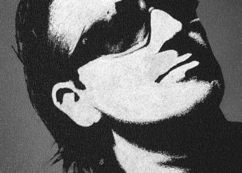U2 Bono Obraz ręcznie grawerowany na blasze Grawer