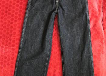 Spodnie - czarne jeans męskie - W 27 L30 - pas 74 cm