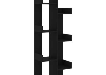 vidaXL Regał na książki, czarny 48x25,5x140 cm (SKU:808910)