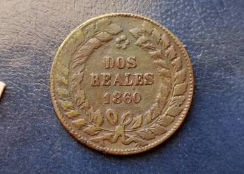Stare monety 2 reale 1860 Buenos Aries
