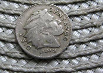 Kolumbia 10 Centavo 1964r