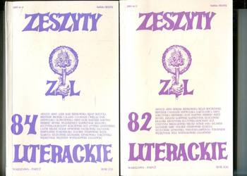 Zeszyty Literackie 82 Rok XXI + 84 Rok XXI