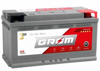 Akumulator GROM EFB START&STOP 95Ah 950A Prawy Plus DTR