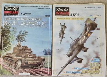 Mały modelarz czołg Cromwell IV i samolot Ju-87 G-2