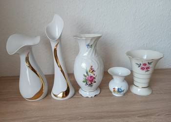 Porcelanowe sygnowane wazony