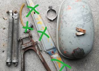 WSK wfm SHL Komar jawa mz Simson części zestaw pakiet