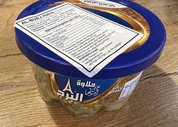 Chałwa z extra pistacjami syryjska Al Burj BEZ SYROPU FG