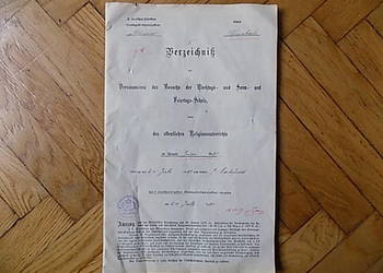 Niemiecki dokument 1887r.