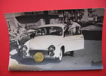 Syrena 105 FSM FSO stara fotografia zdjęcie auto PRL