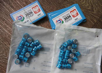 Obrączki dla gołębi 2026 z kartami 40 szt