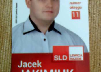 KALENDARZYK LISTKOWY 2015 - KANDYDAT SLD JACEK JAKIMIUK