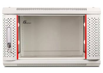 Szafa Rack GetFort 19 cali 6U 600x450 wisząca szara