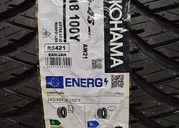 OPONY 245 /45 / R 18 100Y Yokohama - 2 szt CAŁOROCZNE / WIELOSEZONOWE