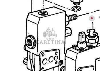 Massey Ferguson 3690 Zawór Przepływowy Rozdzielacz Dystrybutor CZĘŚCI 3582…