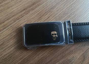 Pasek skórzany męski Karl Lagerfeld