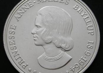 DANIA 5 KORON 1964 - ANNA MARIA - SREBRO