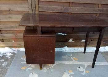 Biurko proste PRL vintage retro Mieczysław Puchała