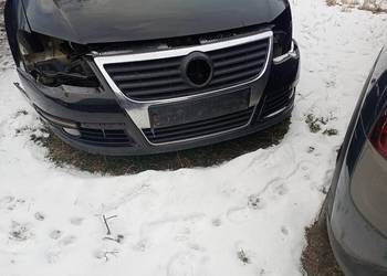 Zderzak przedni passat b6 czarny wrocław