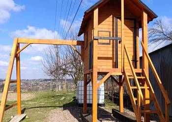 Place zabaw, wieże, domki drewniane w różnej konfiguracji!