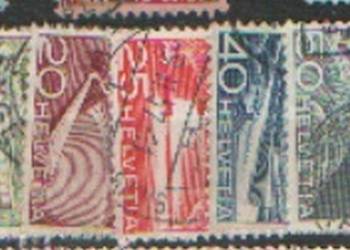 Zn. Szwajcaria Mi 520,30,1,3, 4,7,8  kas 1949