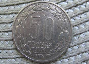 Afryka Równikowa CFA 50 Frank 1963r - Kongo - Gabon - Tchad