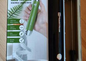 elektryczny spieniacz do mleka Maestri House MMF-BX07 z końcówką ze stali n
