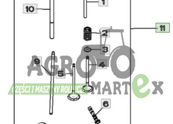 RE525747, RE525748 ZESTAW REMONTOWY SILNIKA JD