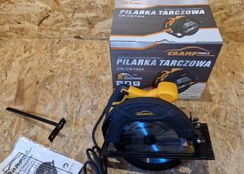 Ręczna pilarka tarczowa CRAMP CS7004 o mocy 1300 W i średnicy tarczy 185 mm