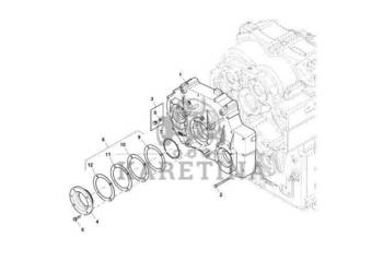 John Deere 9470RX - Obudowa R552925 (Przekładnia Power Shift)