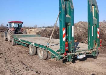 Przyczepa niskopodwoziowa langendorf 3 osiowa