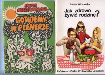 Zestaw 7 poradników kulinarnych Gotujemy w plenerze ,Jak zdrowo żywić .....