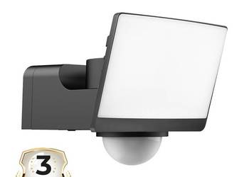 Naświetlacz LED Davos 30W 2000lm 4000K Czarny Premium PIR