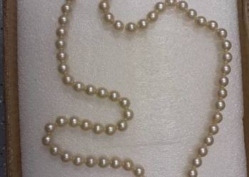 naszyjnik z prlu perły stan bdb-, długość 100 cm naszyjnik z prlu perły stan bdb-, długość 100 cm